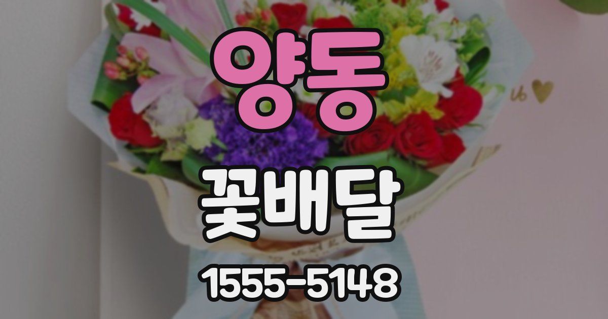 양동 꽃배달