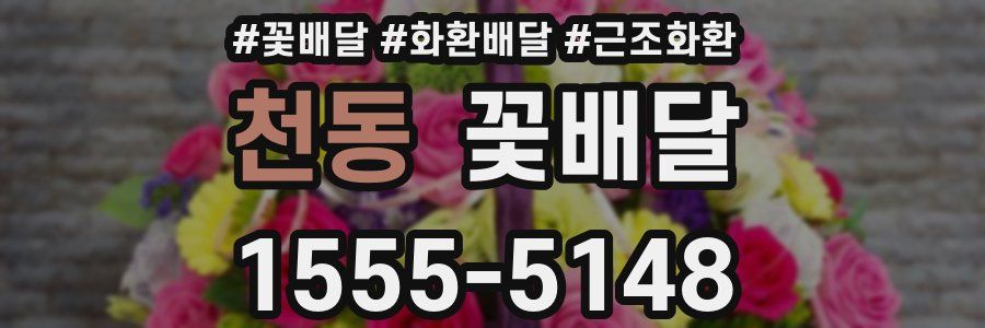 천동 꽃배달