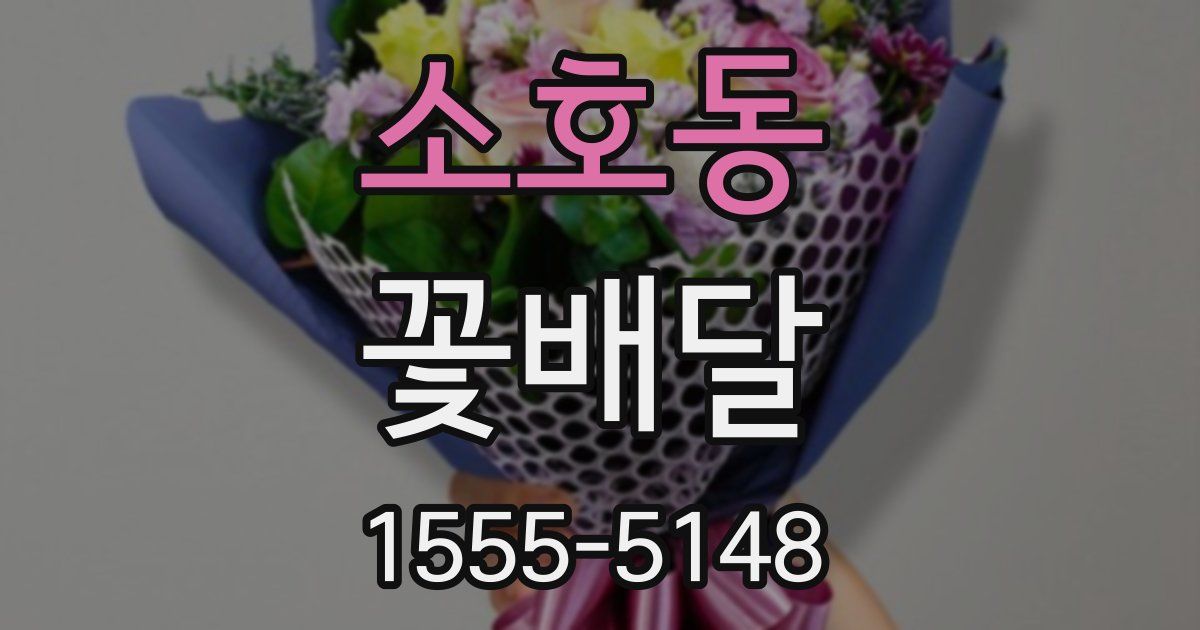 소호동 꽃배달