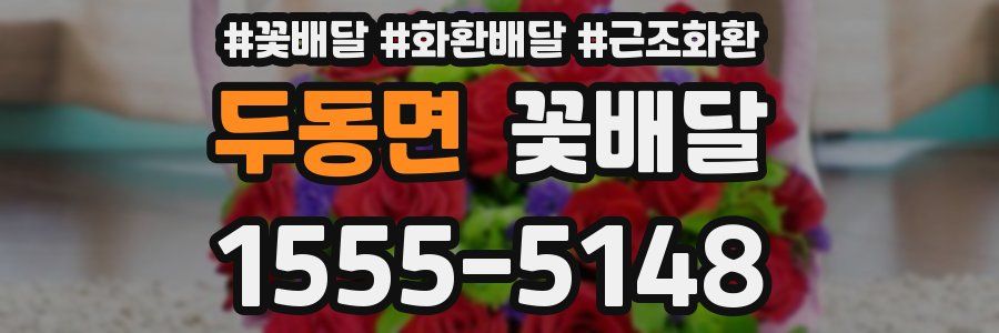 두동면 꽃배달