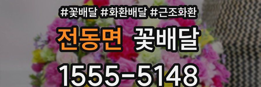 전동면 꽃배달