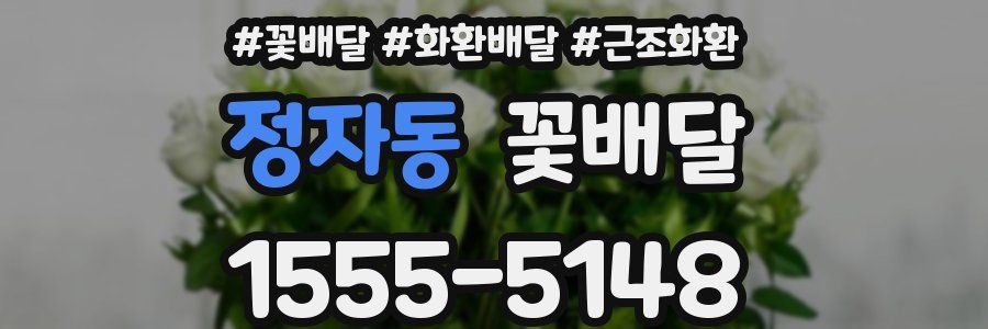 정자동 꽃배달