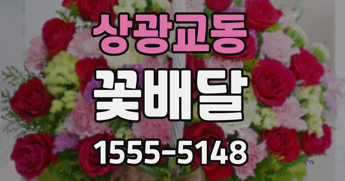 상광교동 꽃배달