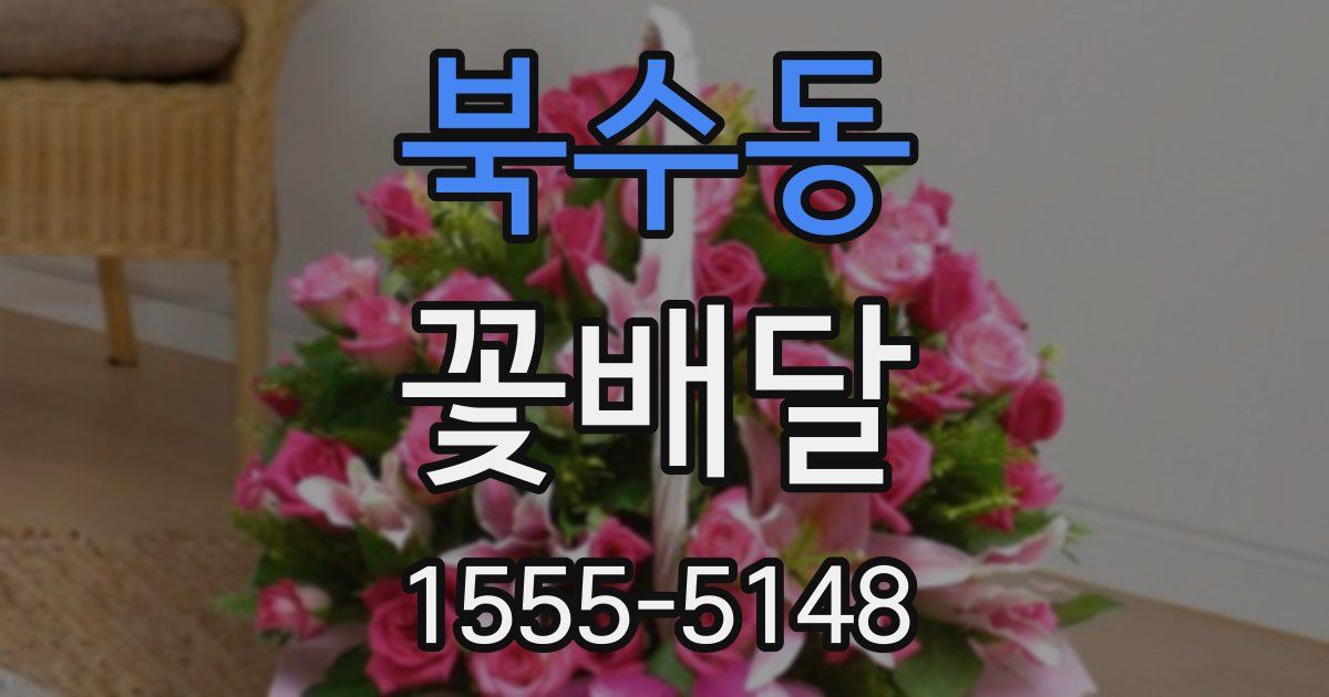 북수동 꽃배달