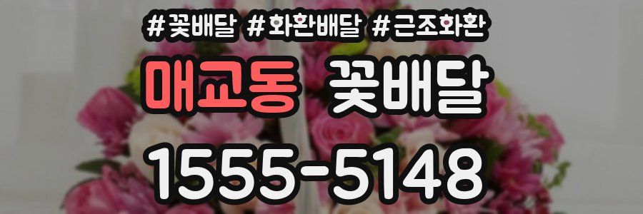 매교동 꽃배달
