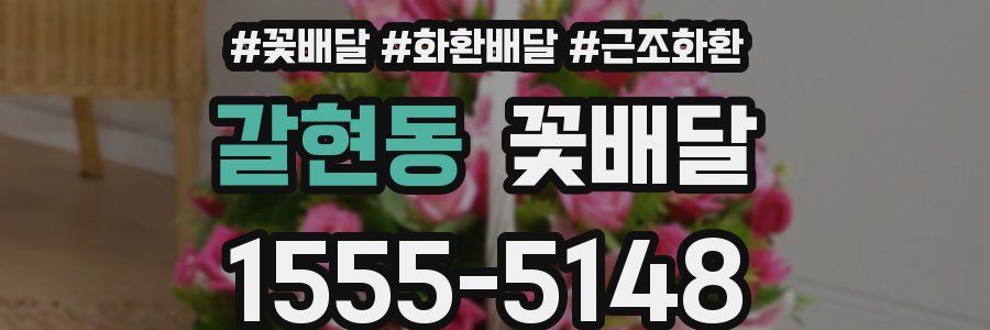 갈현동 꽃배달