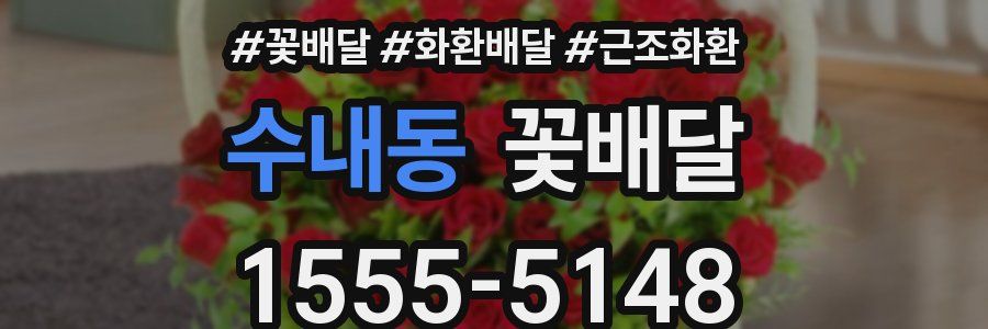 수내동 꽃배달