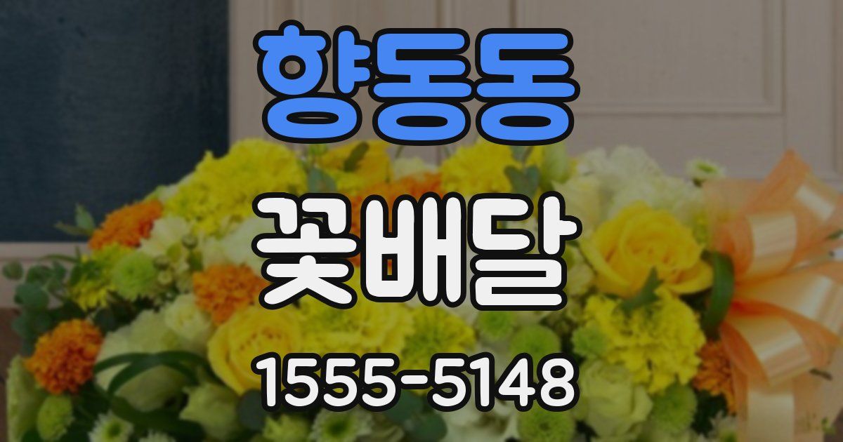 향동동 꽃배달