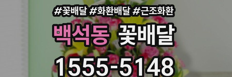 백석동 꽃배달