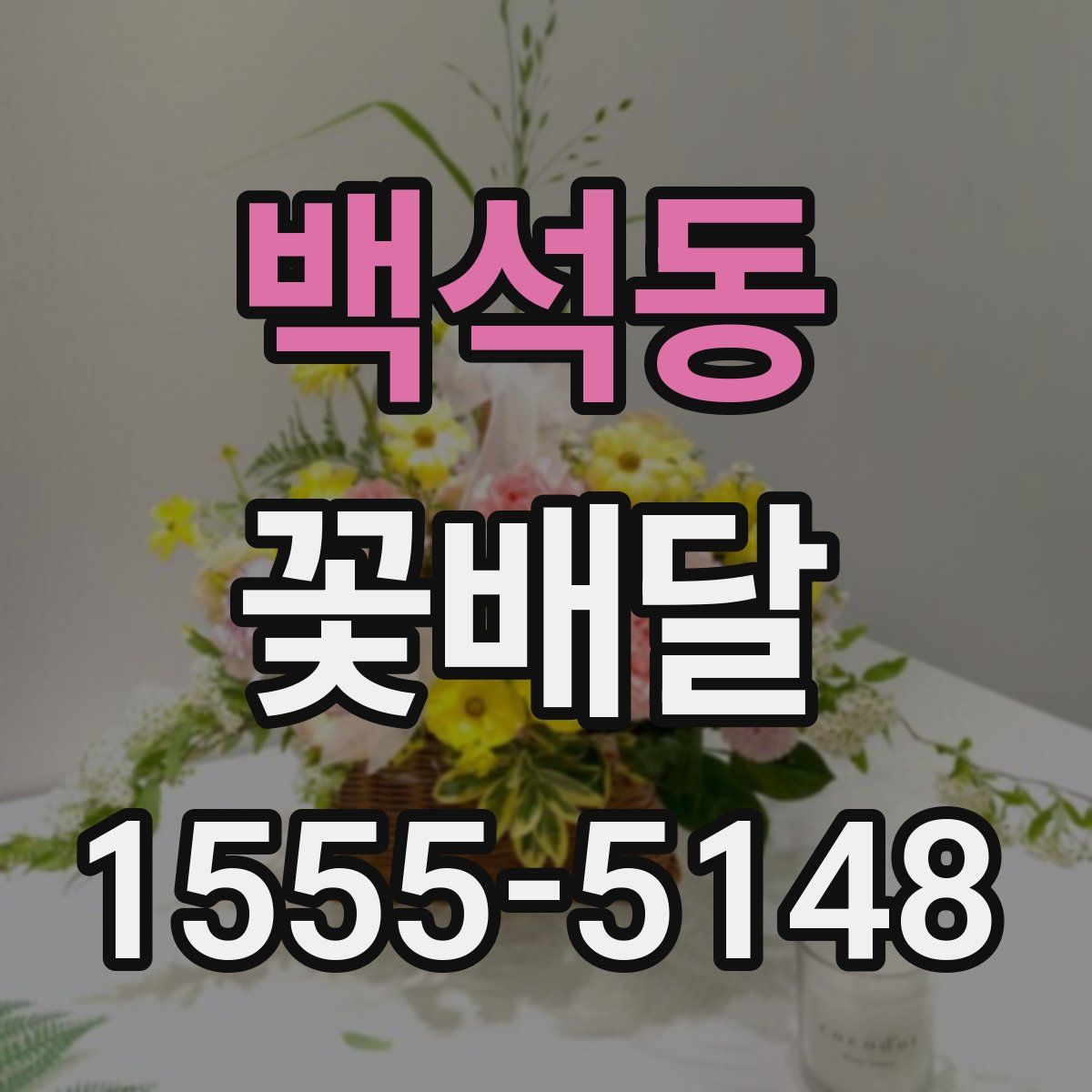 백석동 꽃배달