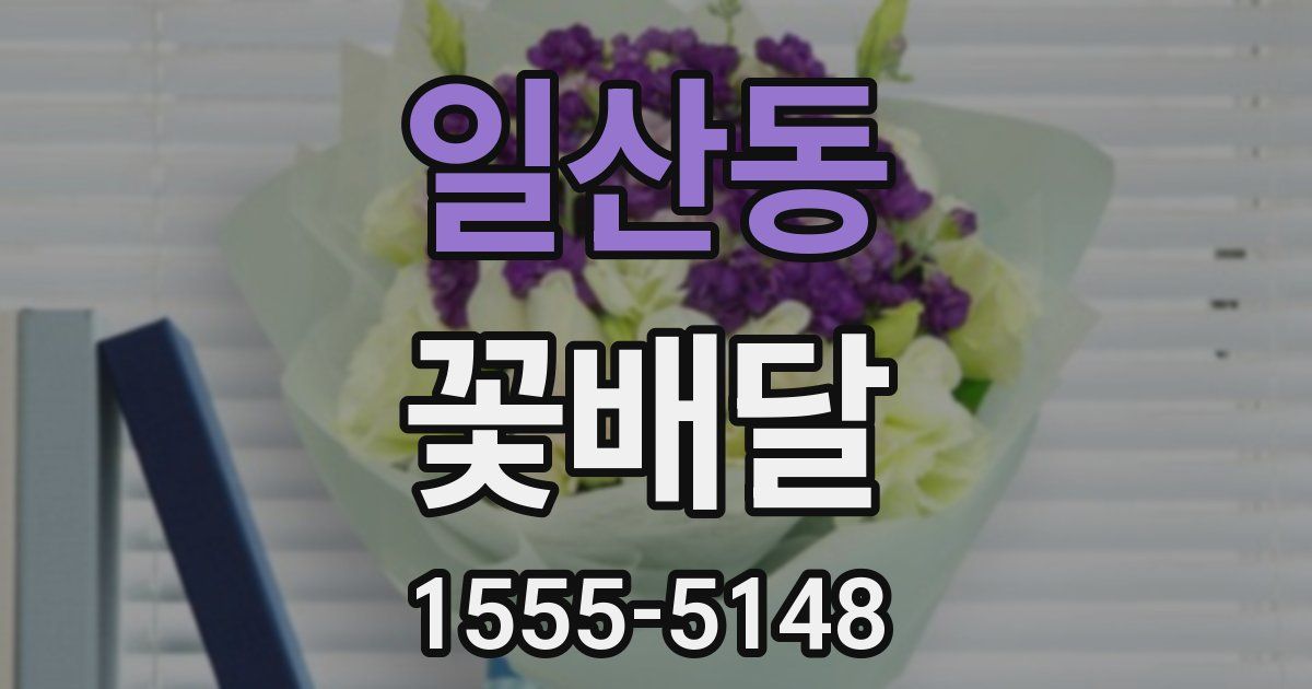 일산동 꽃배달