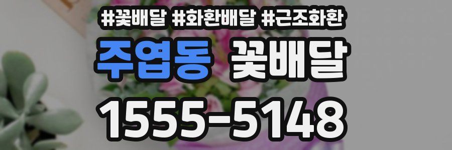 주엽동 꽃배달