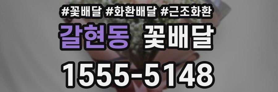 갈현동 꽃배달