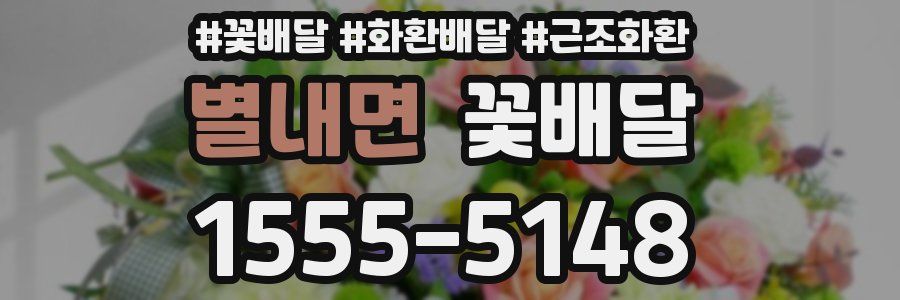 별내면 꽃배달