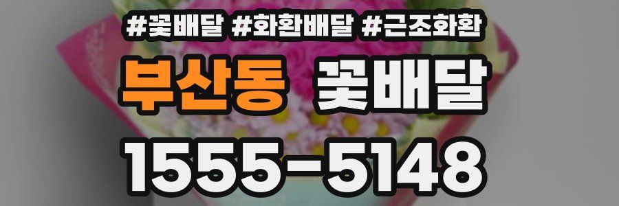 부산동 꽃배달