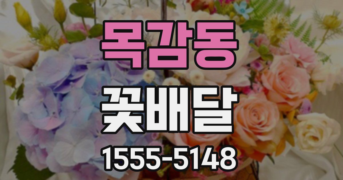 목감동 꽃배달