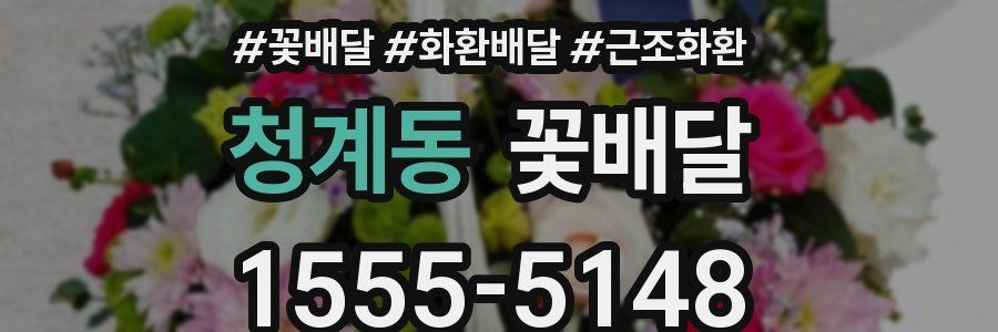 청계동 꽃배달