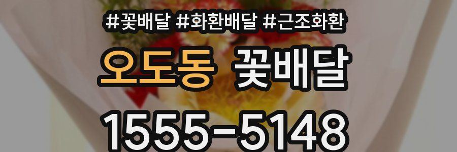 오도동 꽃배달