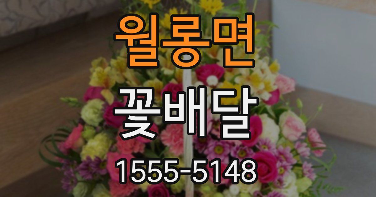 월롱면 꽃배달