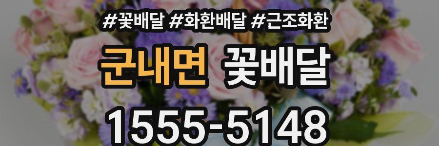 군내면 꽃배달