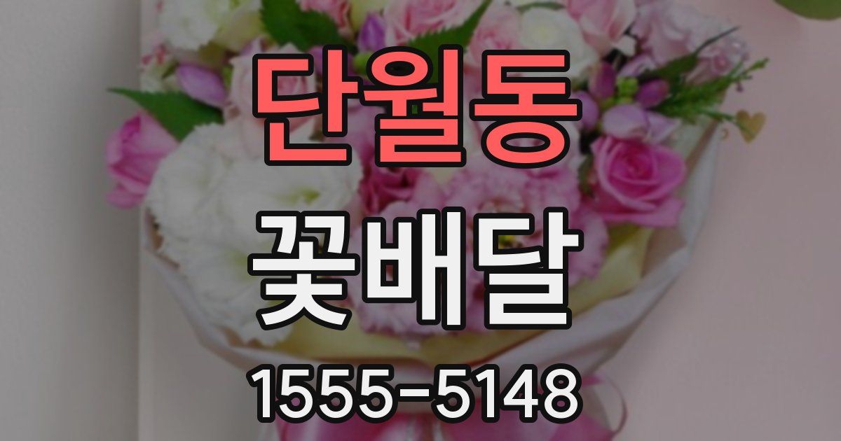 단월동 꽃배달