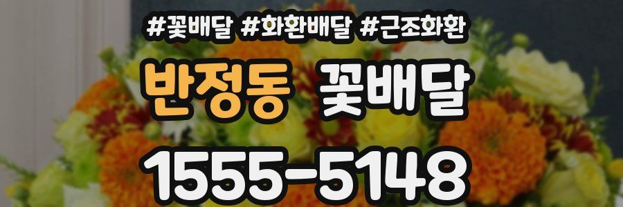 반정동 꽃배달