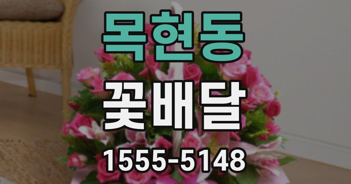 목현동 꽃배달