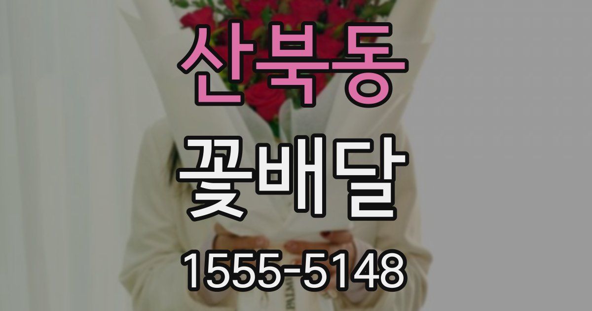 산북동 꽃배달