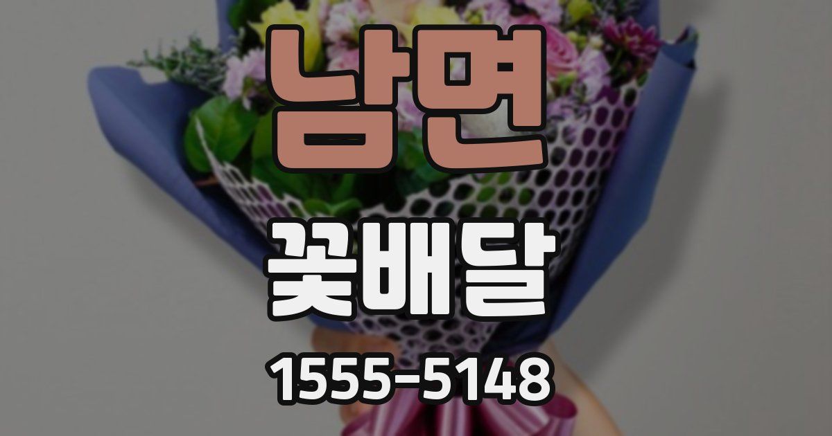남면 꽃배달