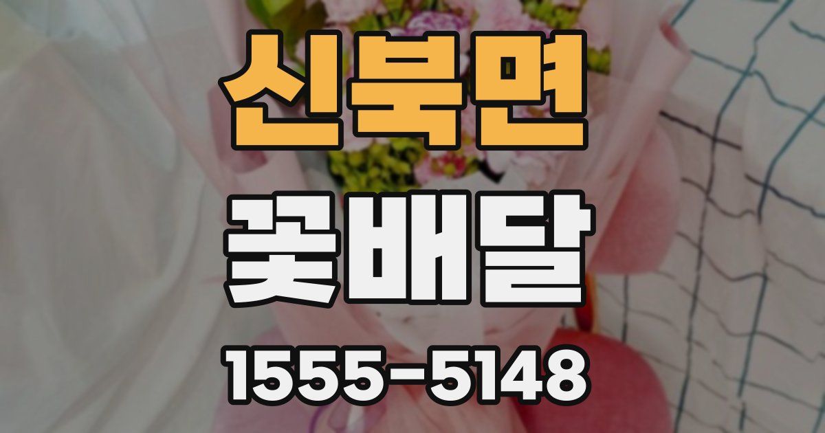 신북면 꽃배달