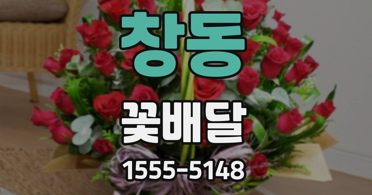 창동 꽃배달