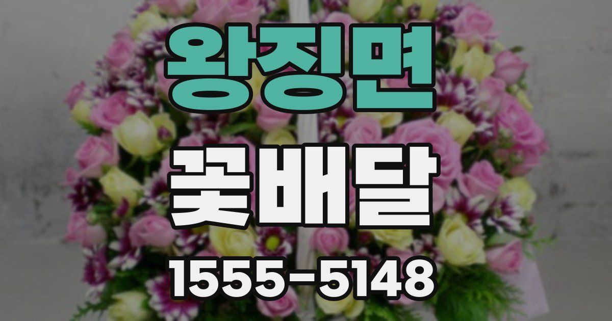 왕징면 꽃배달