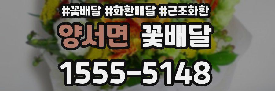 양서면 꽃배달