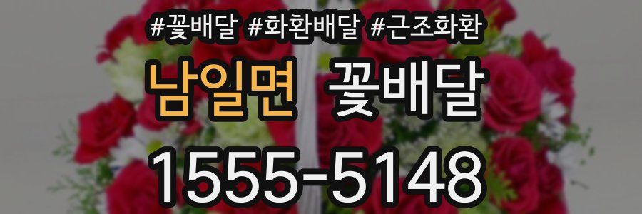 남일면 꽃배달