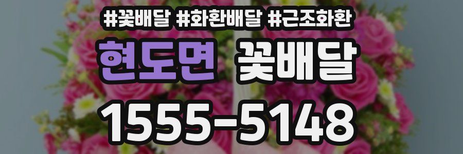 현도면 꽃배달