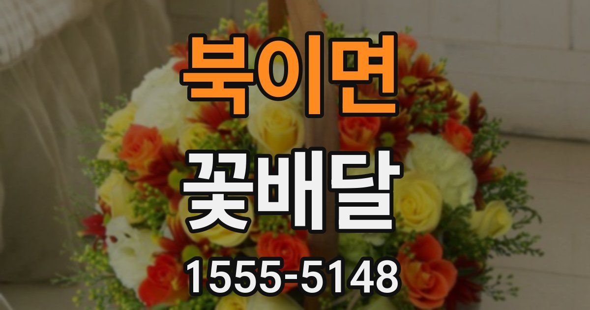 북이면 꽃배달