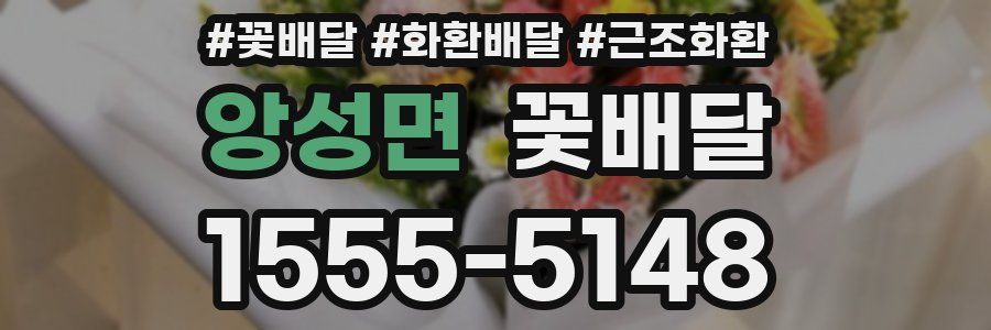 앙성면 꽃배달