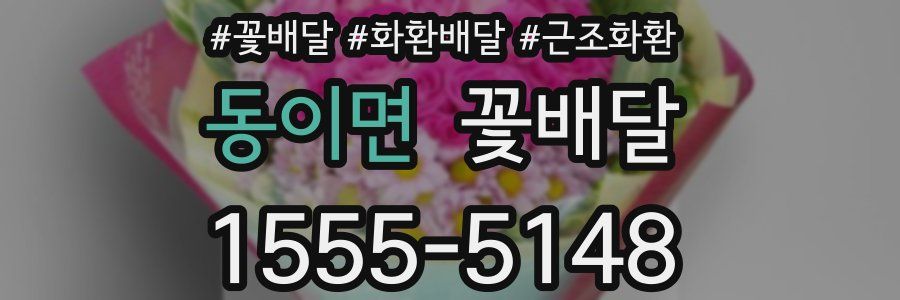 동이면 꽃배달