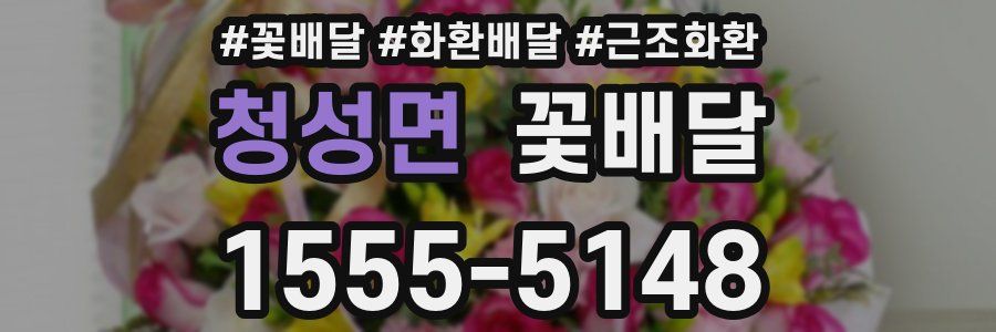 청성면 꽃배달