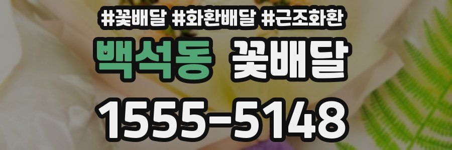 백석동 꽃배달
