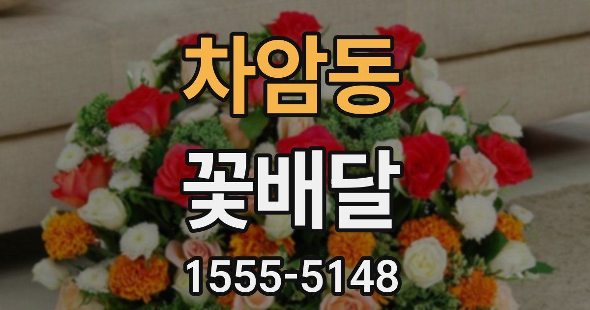 차암동 꽃배달