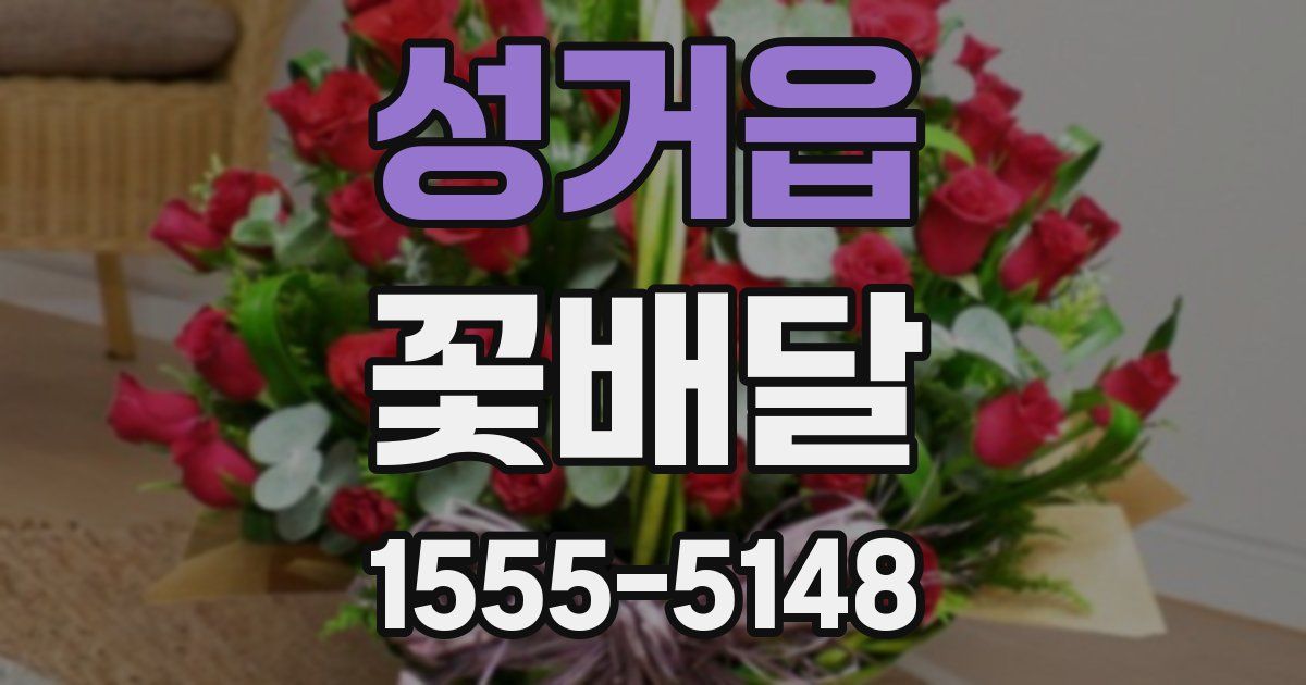 성거읍 꽃배달