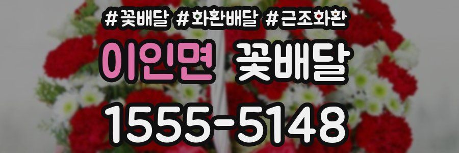 이인면 꽃배달