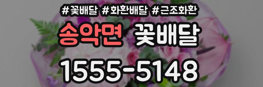 송악면 꽃배달