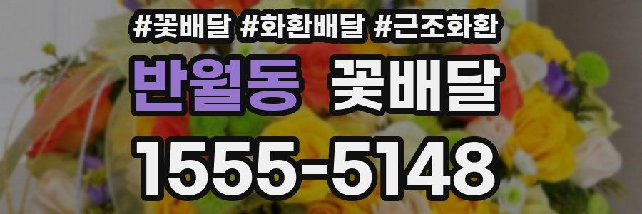반월동 꽃배달
