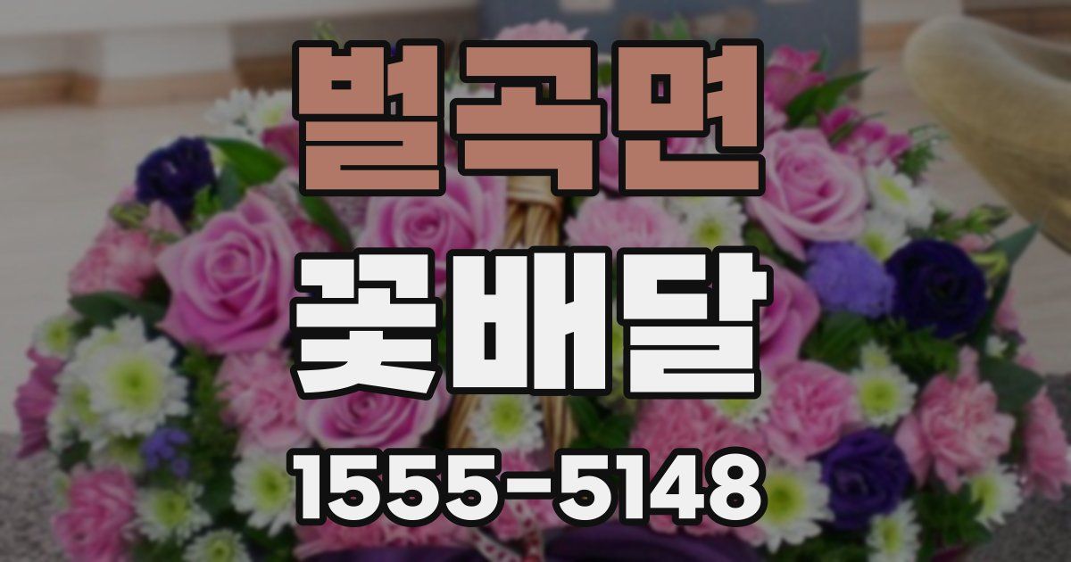 벌곡면 꽃배달