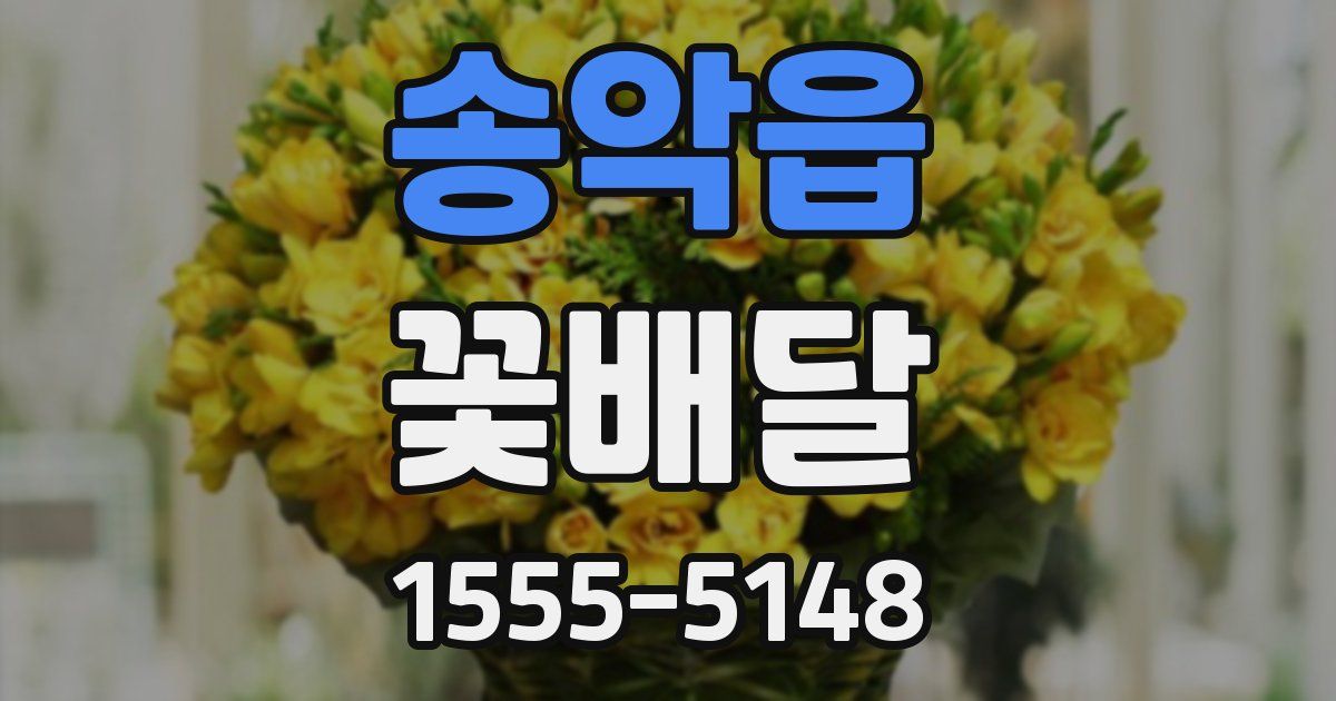 송악읍 꽃배달