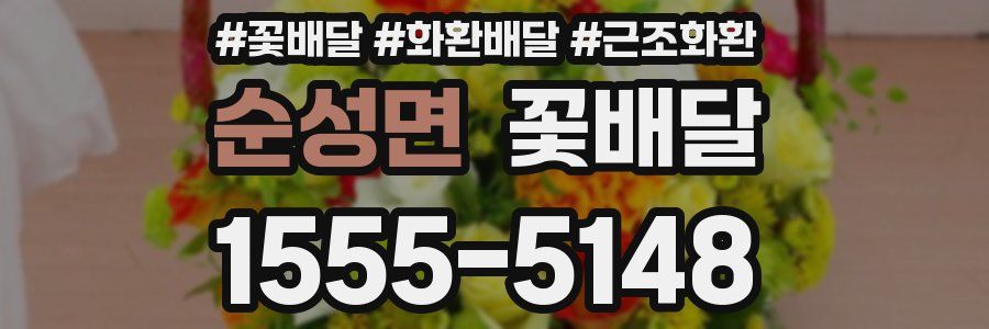 순성면 꽃배달