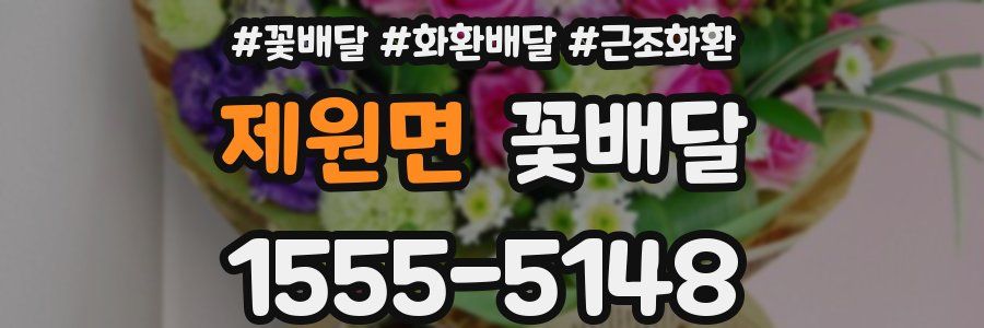 제원면 꽃배달