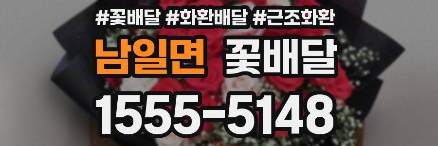 남일면 꽃배달
